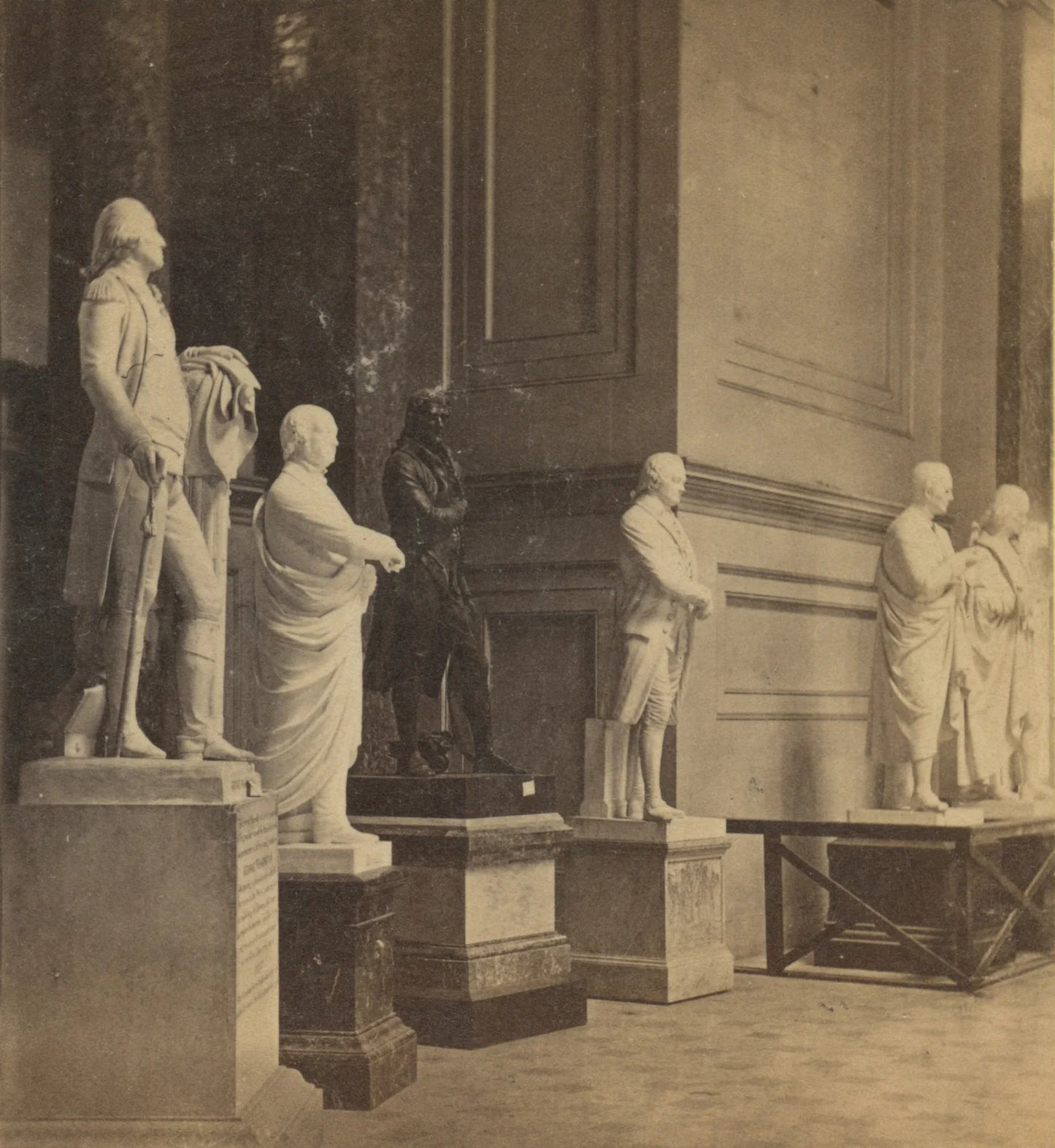 ART + ARCHITECTURE, VINT PHOTO, STATUES, WASHINGTON DC