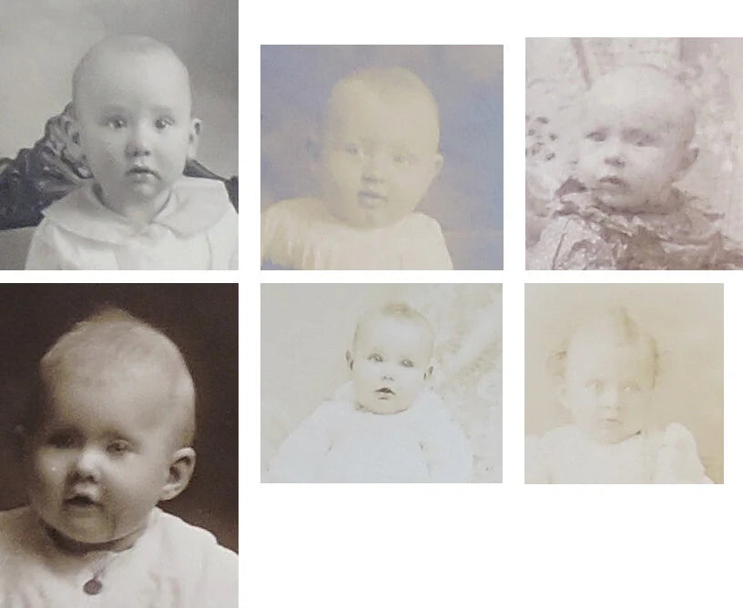 BABIES FROM ILLINOIS + INDIANA, SET OF 6 PHOTOS