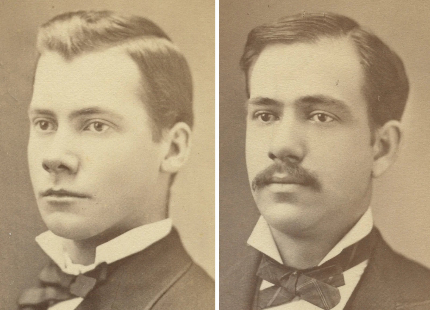 MEN FROM MANCHESTER, NH, SET OF 2 PHOTOS