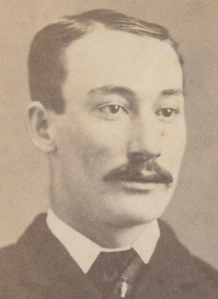 MORRISVILLE, VT, PHOTO BY ROBINSON, MAN W/ NICE SUIT + MUSTACHE