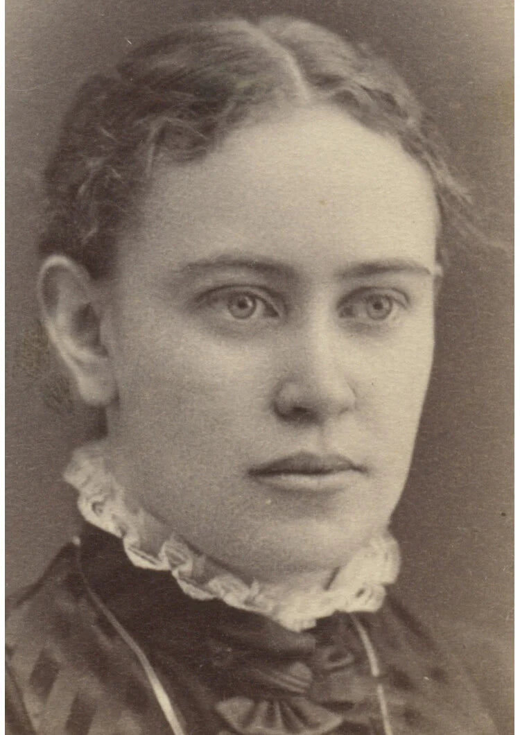 LAWRENCE, MASS, PHOTO BY NEWELL, OF LADY W/ PRETTY DRESS