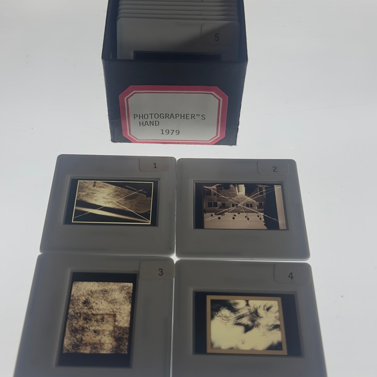 Professional Photography "Photographers Hand" 1979 35mm Slides (lot 28)
