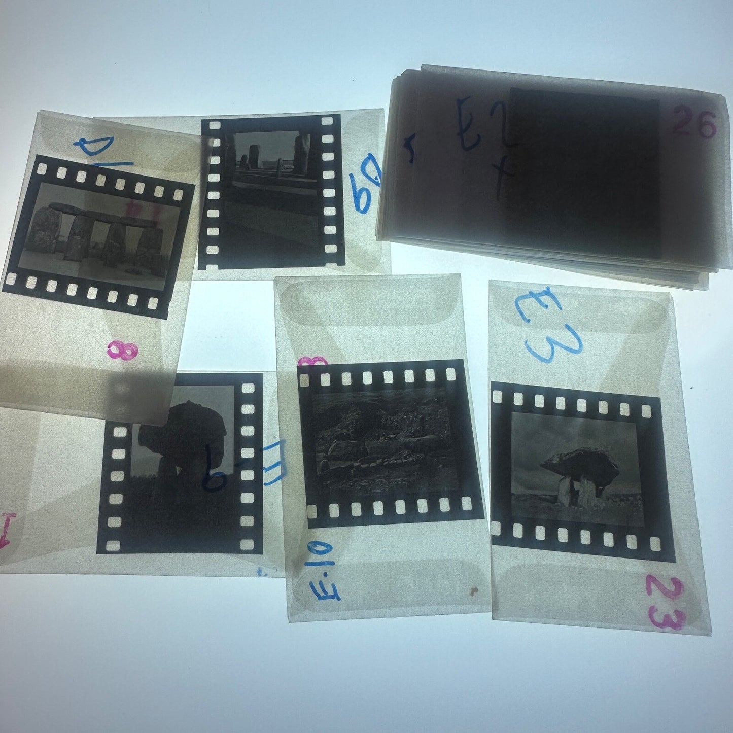 Professional Photographers "Paul Caponigro" 35mm Unmounted Slides (23)