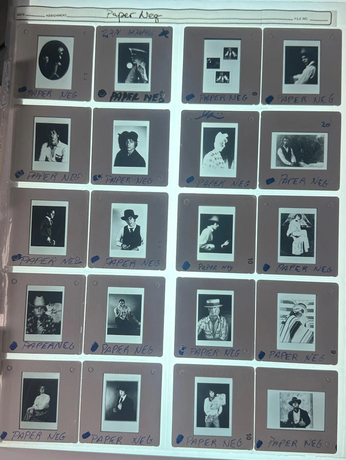 Vintage 35mm Slides Paper Negatives – Lot of 35 Authentic Photos by Pro