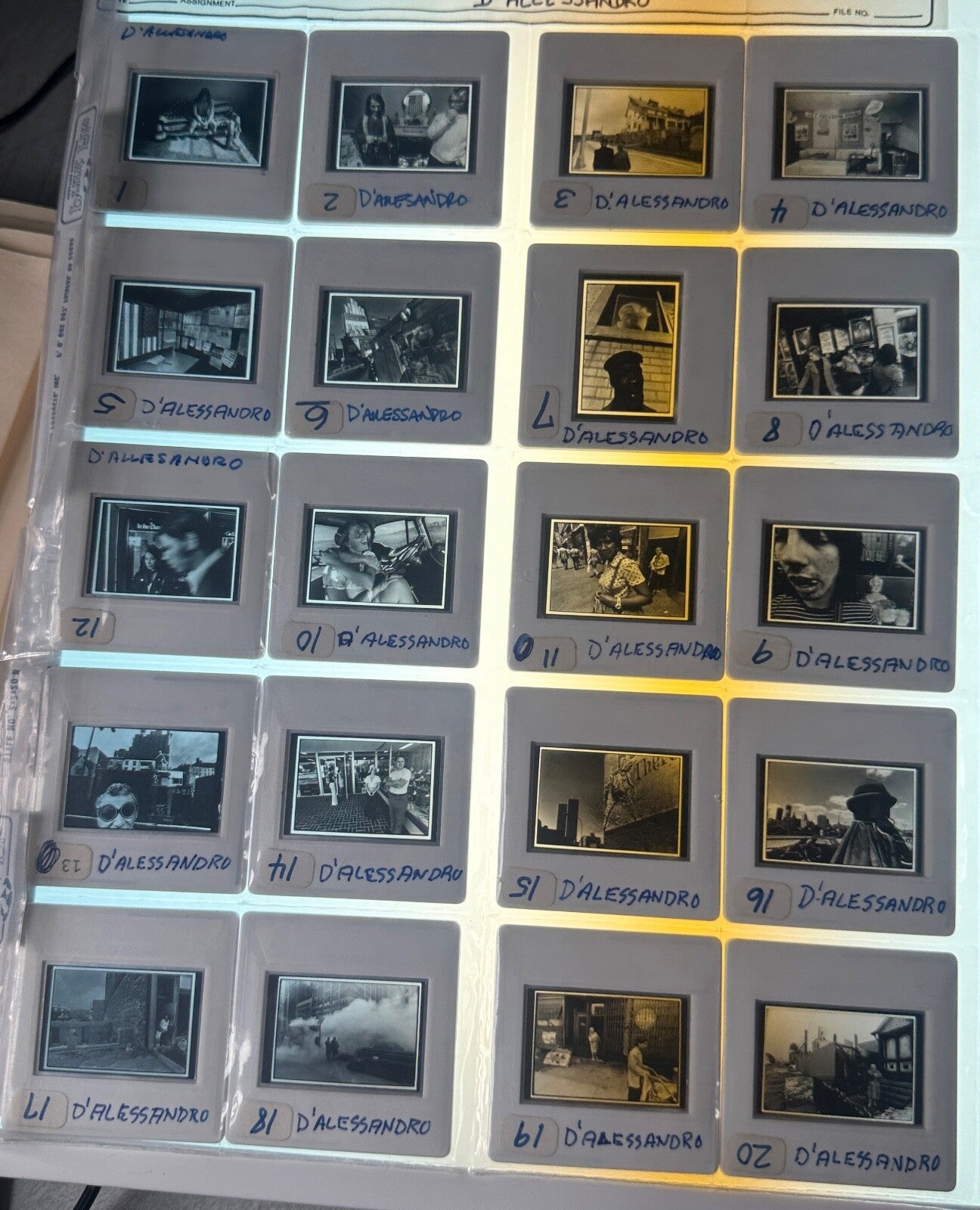 Professional Photographers "Robert D' Alessandro" 35mm Slides Lot of 27