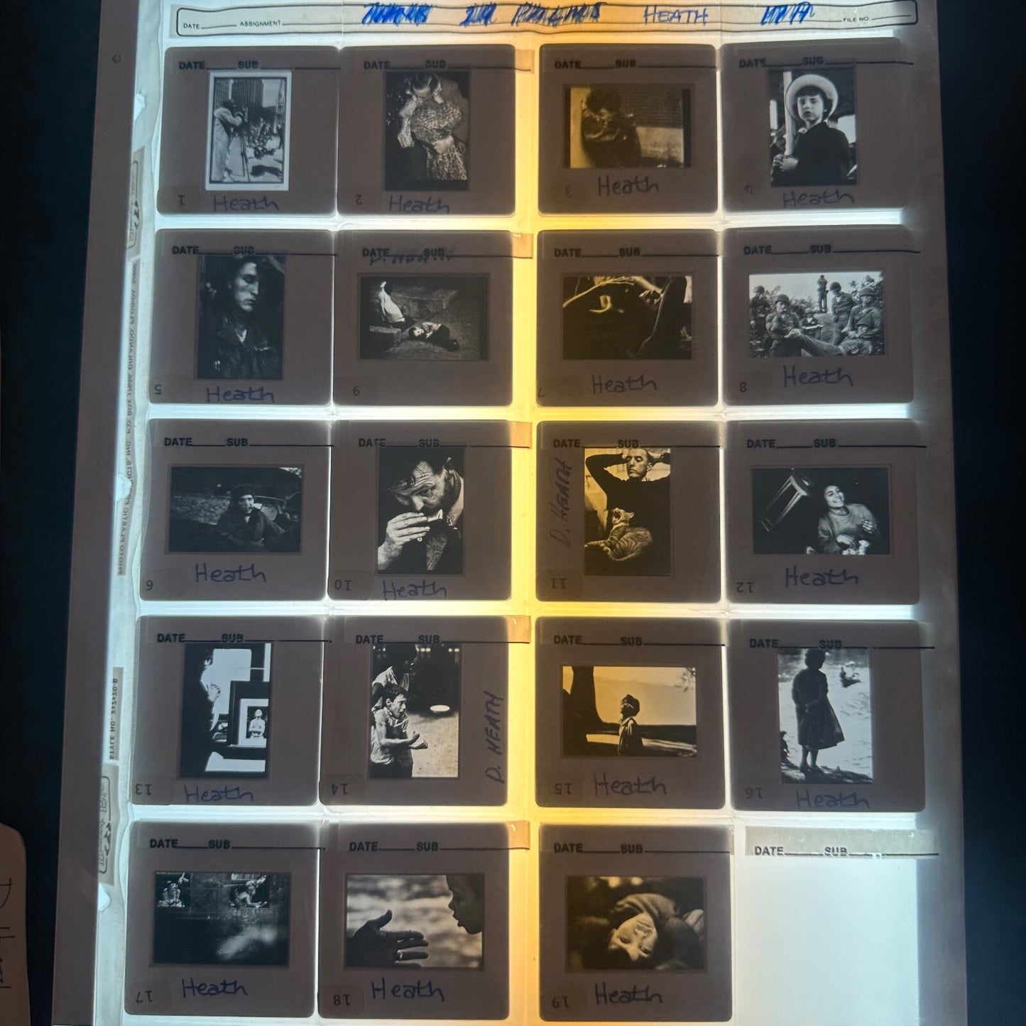 Professional Photographers "David Heath" 35mm Slides Lot of 30
