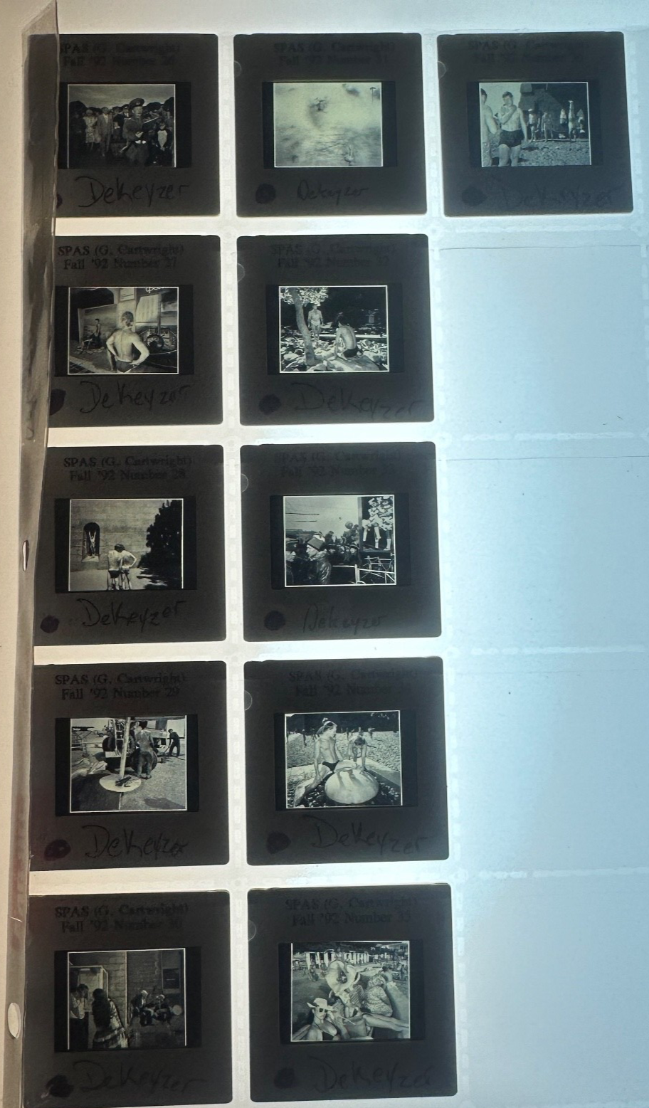 Professional Photographers: "Carl De Keyzer" 35mm slides Lot of 11