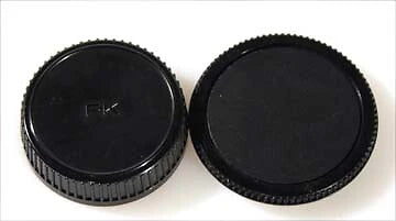 BODY CAP AND REAR LENS CAP FOR PENTAX K