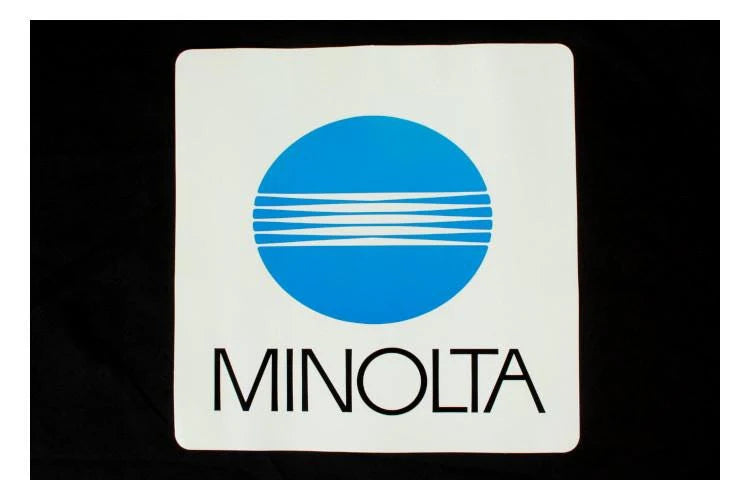 Vintage Minolta Camera Logo Sticker (10 Inch)