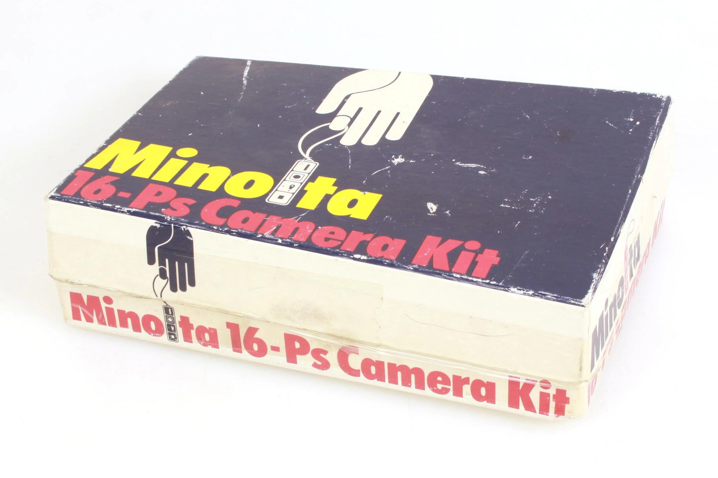 Minolta-16 Model P Subminiature 110 Film Spy Camera w/ Case, Flash, Strap, Box