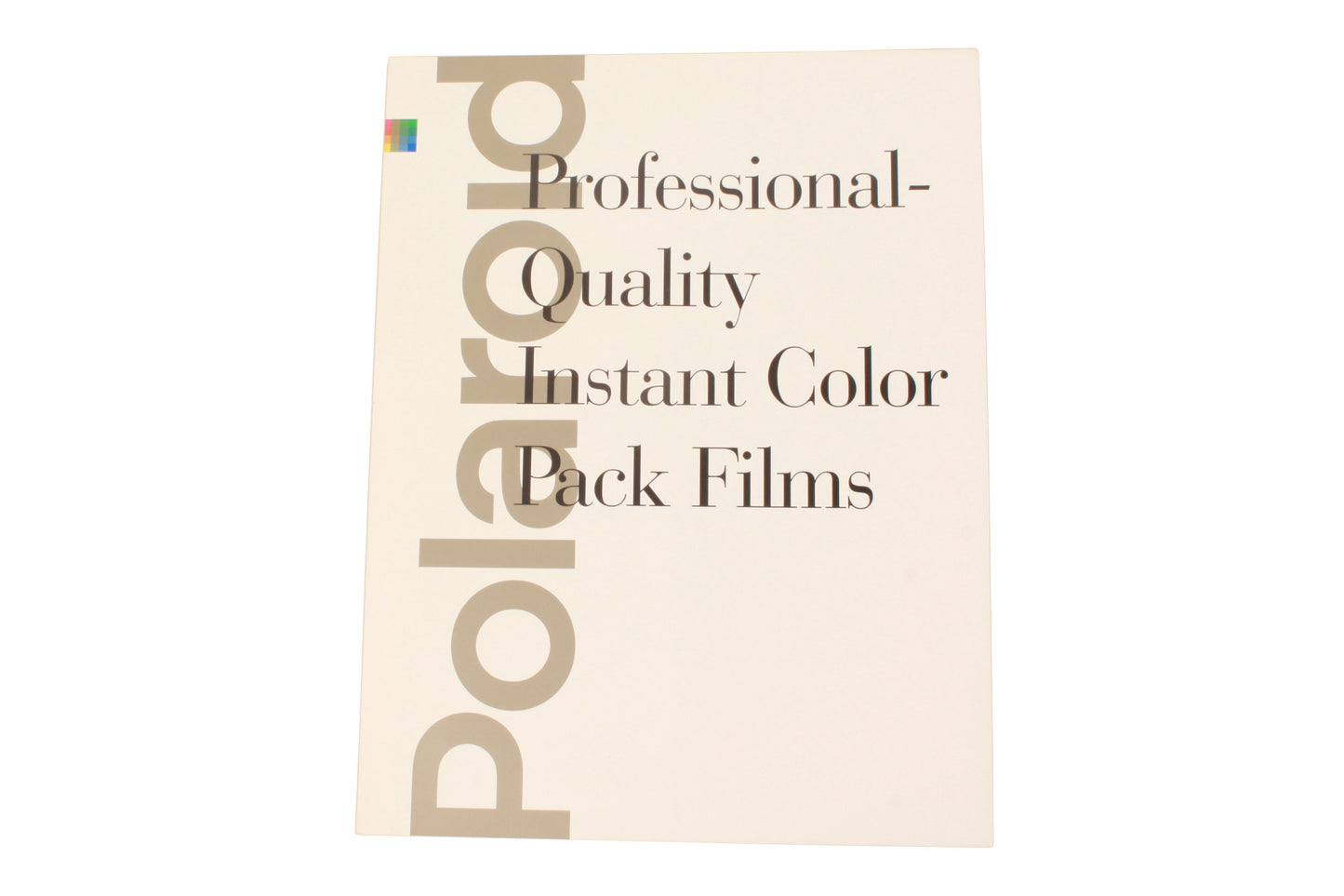 Polaroid Professional Quality Instant Color Pack Films Brochure