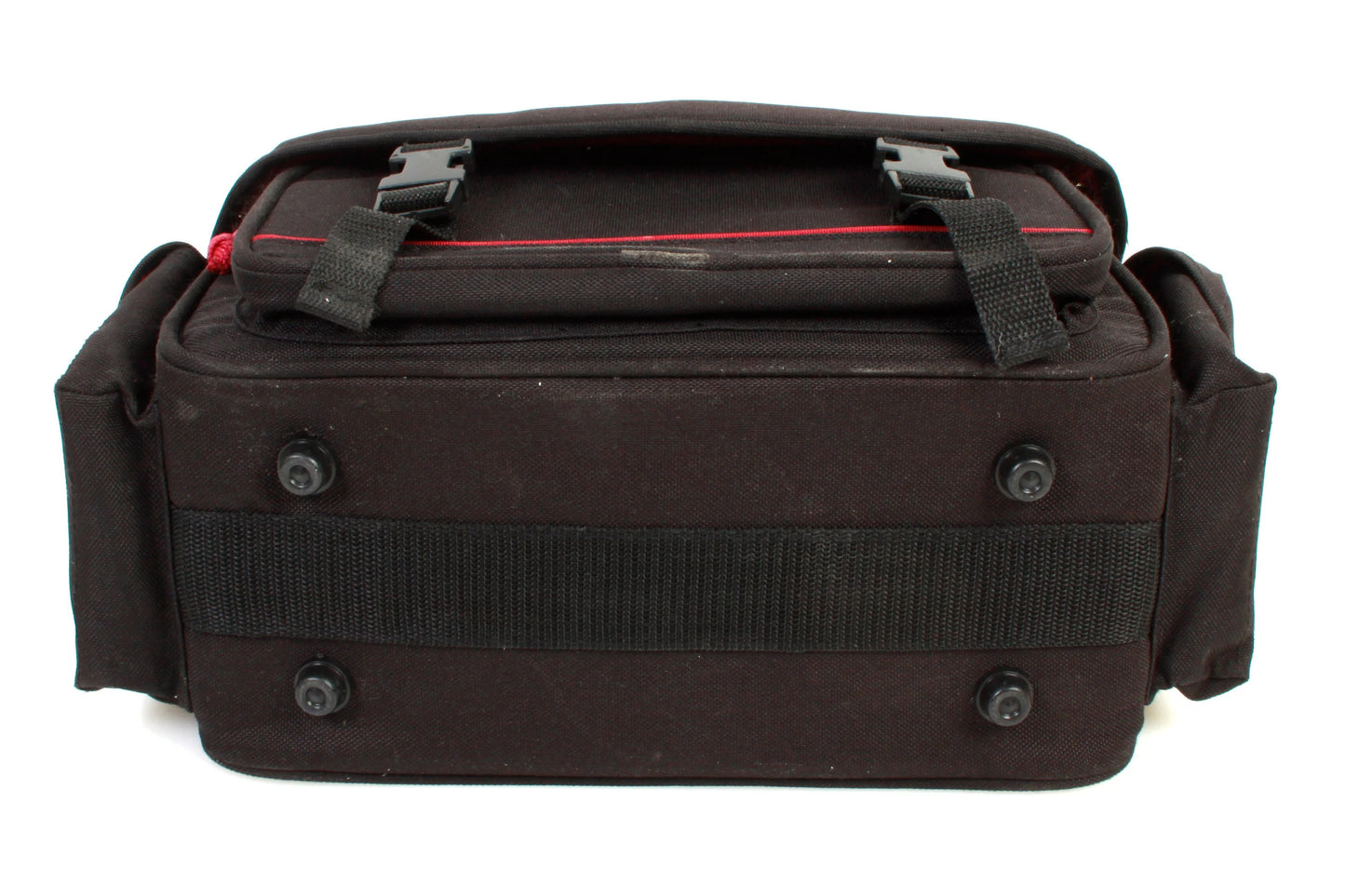 Camera Bag 1970s - Black w/ Maroon Inside
