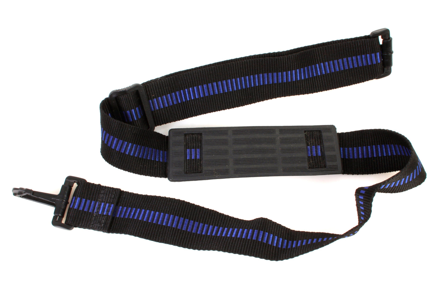 Vintage Camera Strap Black & Blue Wide