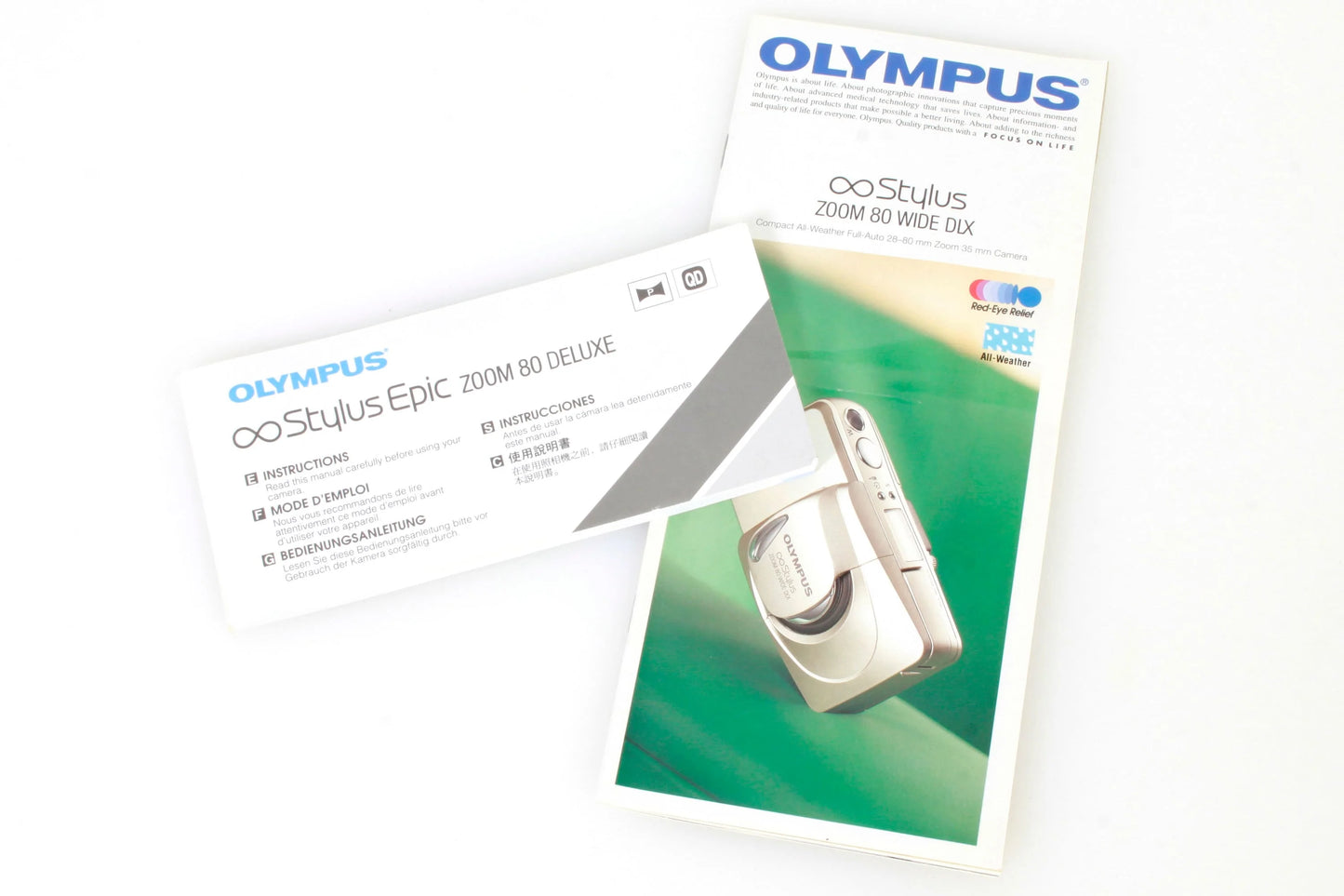 Olympus Stylus Epic Zoom 80 Manual