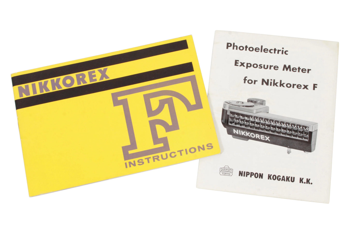 Nikkorex F & Photoelectric Exposure Meter Instruction Manual Guide