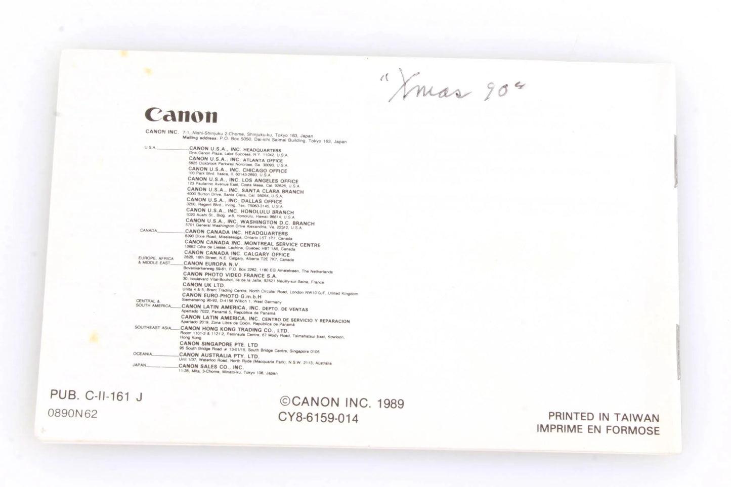 Canon Snappy AF Manual