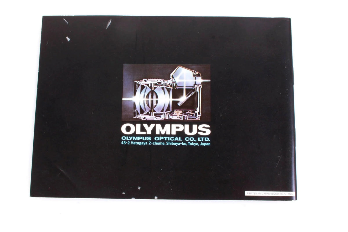 Olympus Manuals for Zuiko Lenses and Motor Drive Group