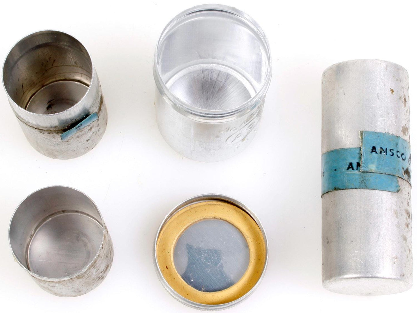 Vintage 35mm & 120mm Film Cans Set of 3