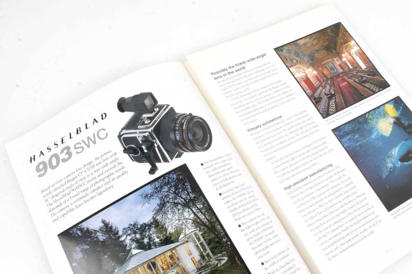 Hasselblad 903SWC Camera Brochure