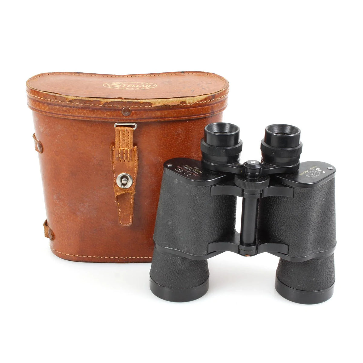 Stellar 7x50 Vintage Binoculars with Leather Case