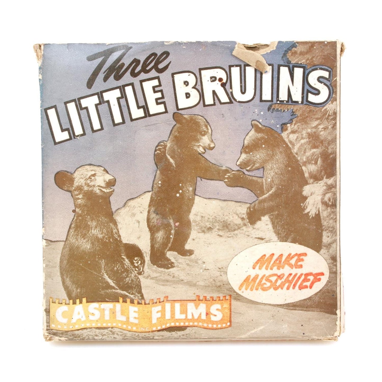 Vintage Castle Films 16mm Movie - Three Little Bruins Make Mischief
