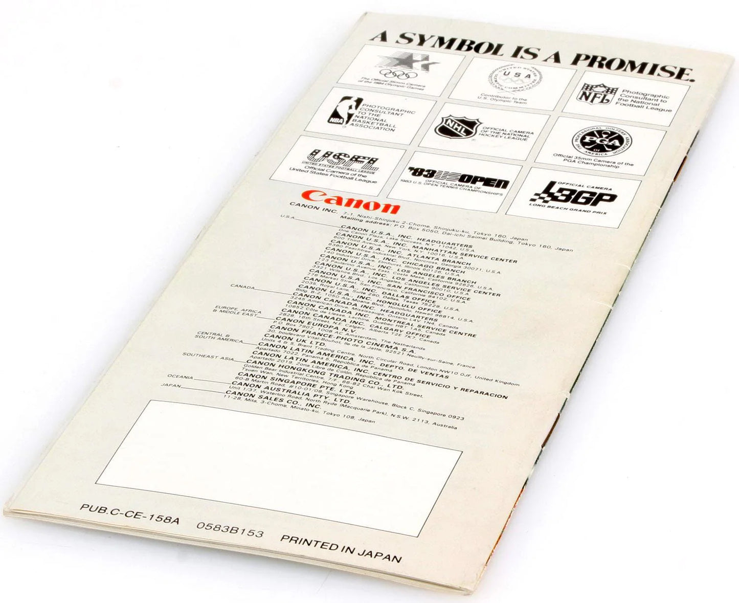 Canon T50 Brochure