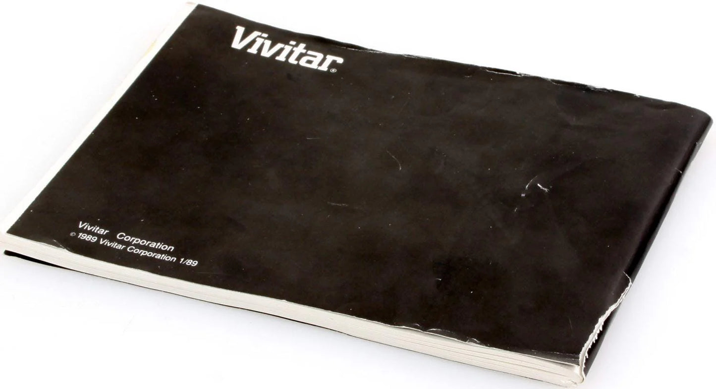 Vivitar V2000 Camera Manual