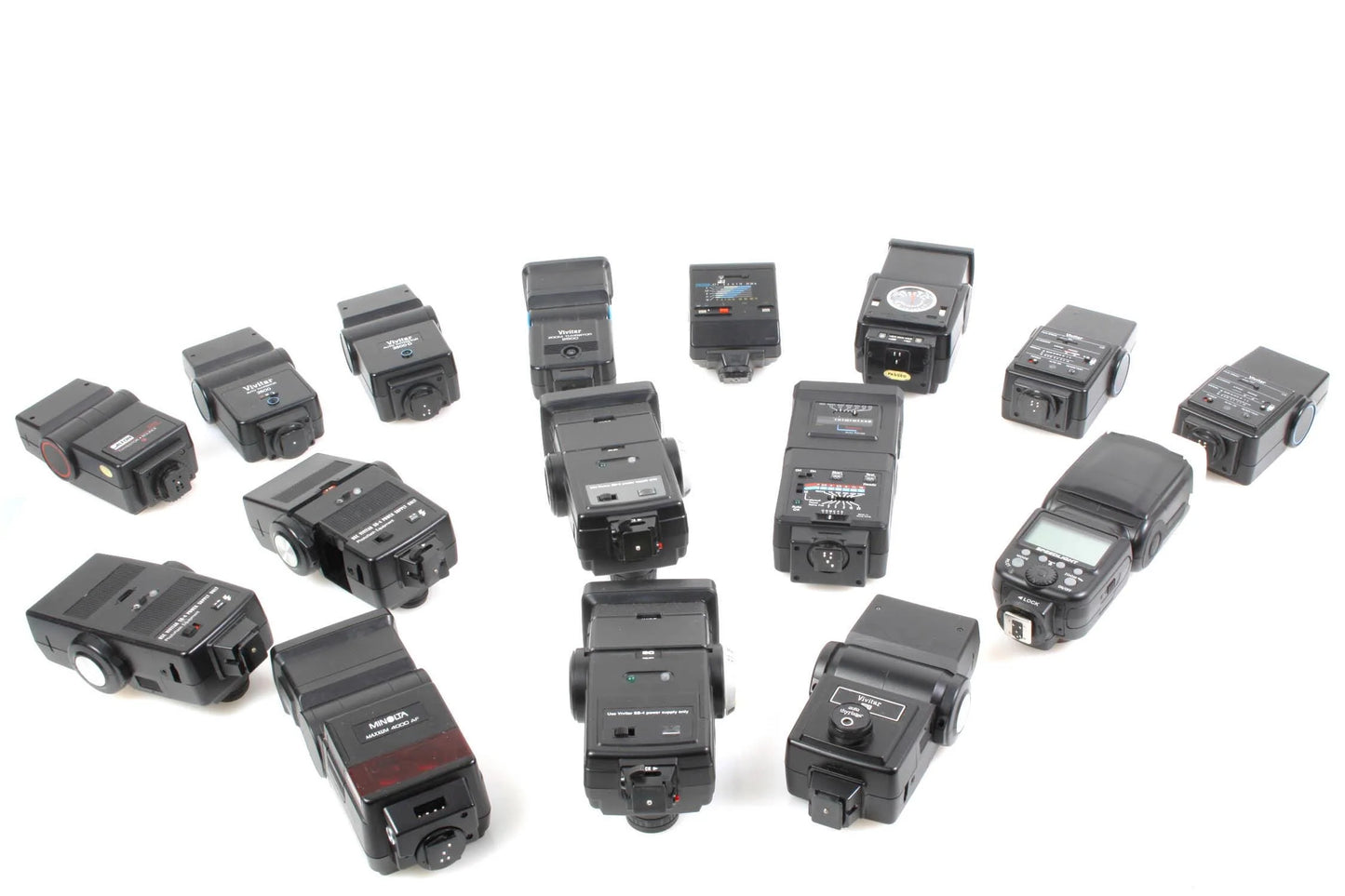 Lot of Broken Adjustable Flash Units PARTS