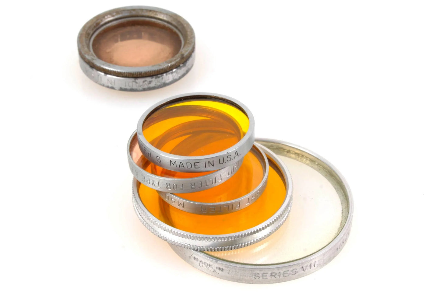 Set of Various Filters , Lot of 16 (Daylight, Orange, Haze)
