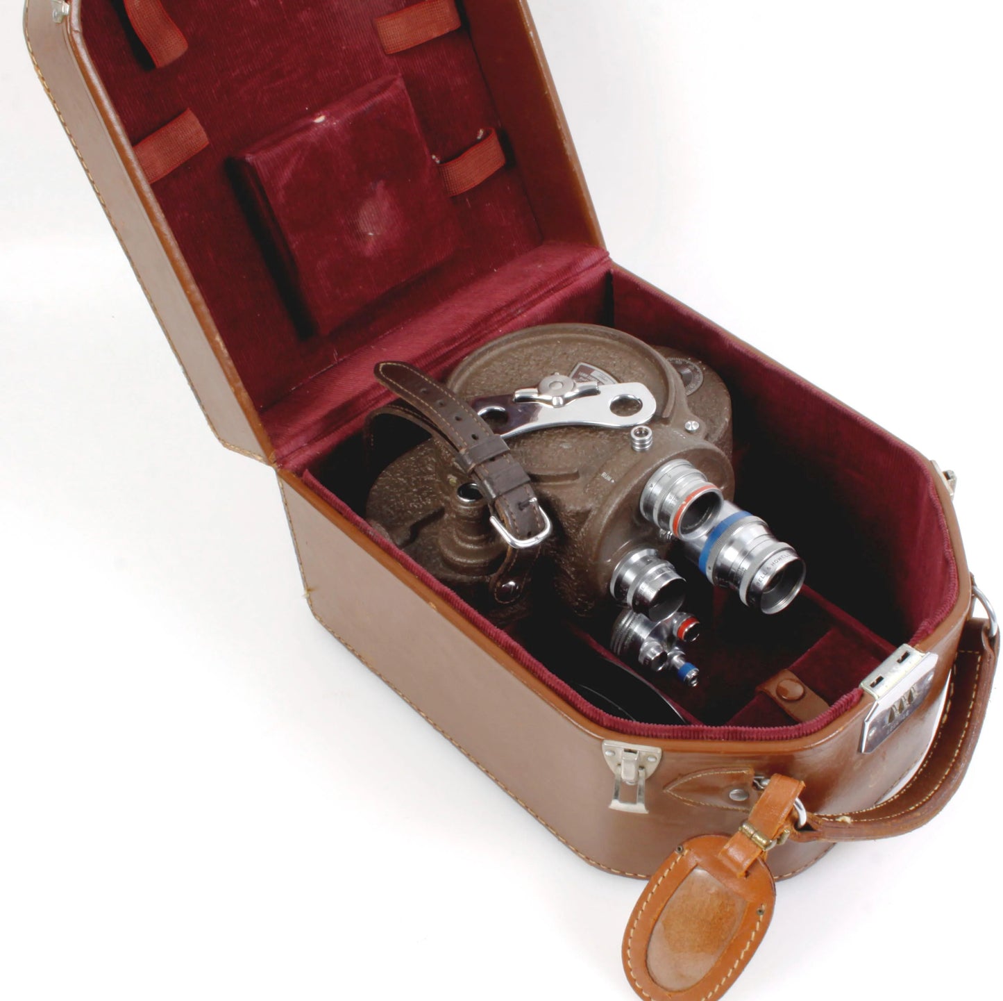 Bell & Howell 70DR 70DL 16mm Camera w/ 2 3.5, 1 2.5, Wollensak 17mm 2.7