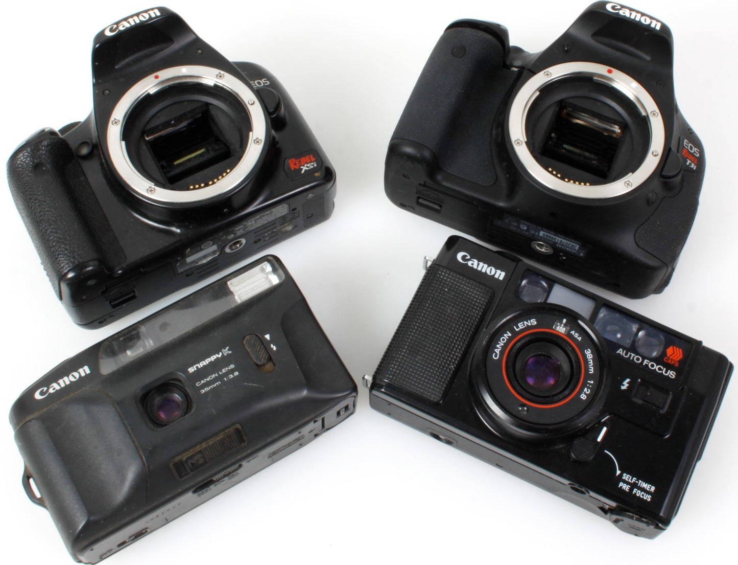 Canon Camera Lot for Parts or Repair As Is