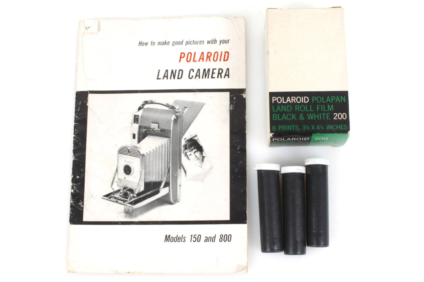 1957 Polaroid 800 Land Camera with Accessories & Film - Prop/Display