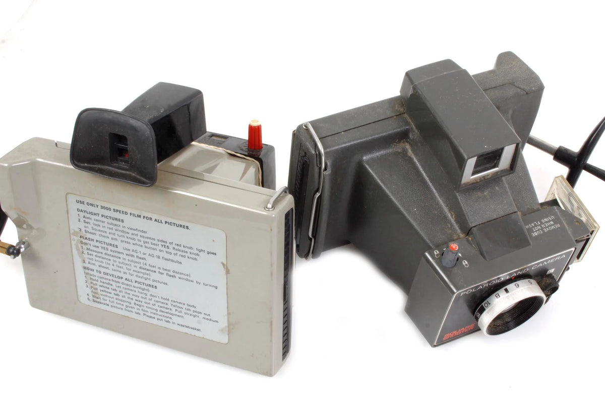 Vintage Polaroid Land Camera Set of 2