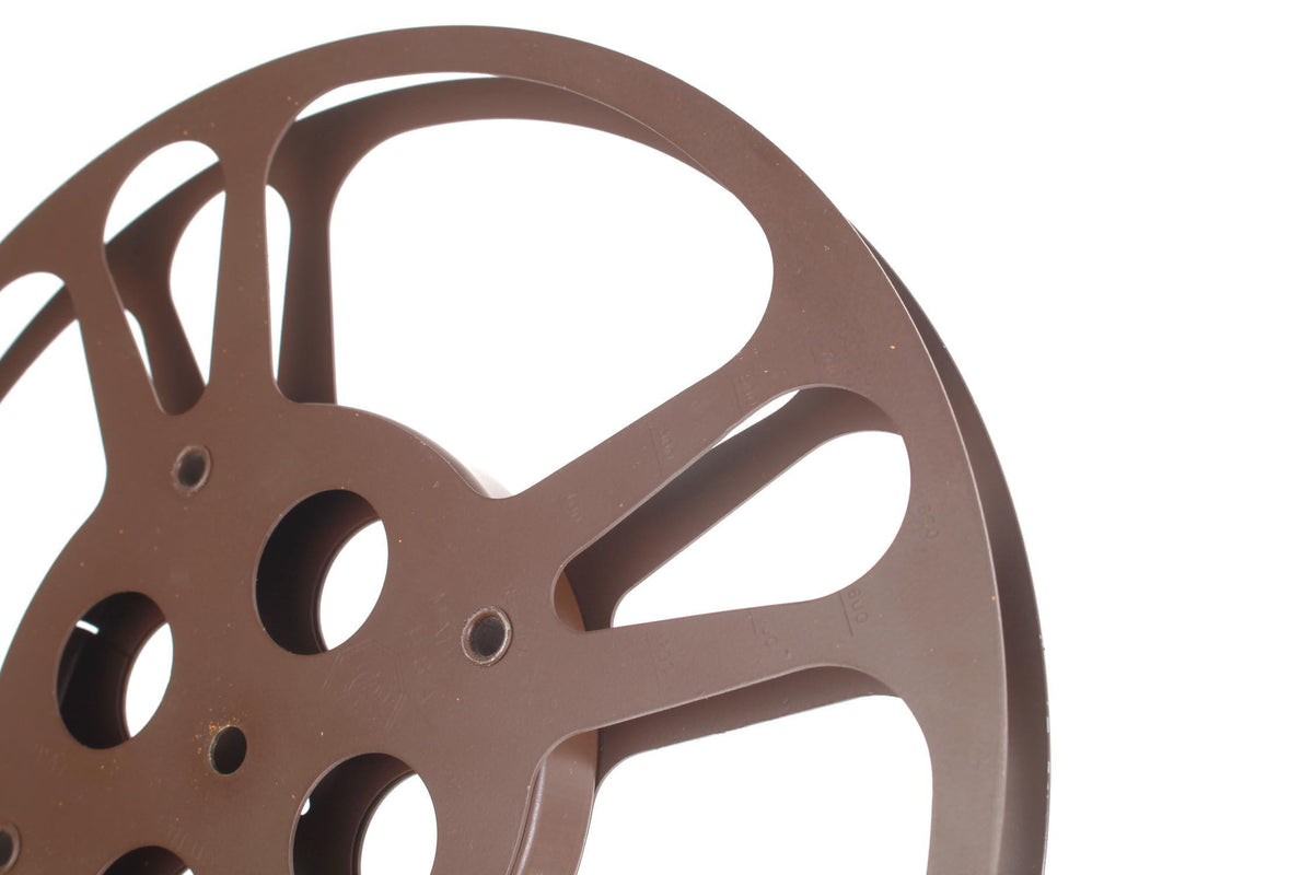Movie Reel & Cannister 16mm 10 1/2 Inch Wide