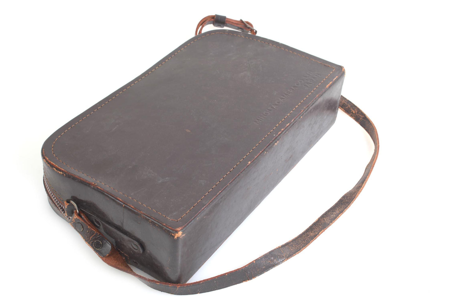 Minolta Vintage Case Brown Leather