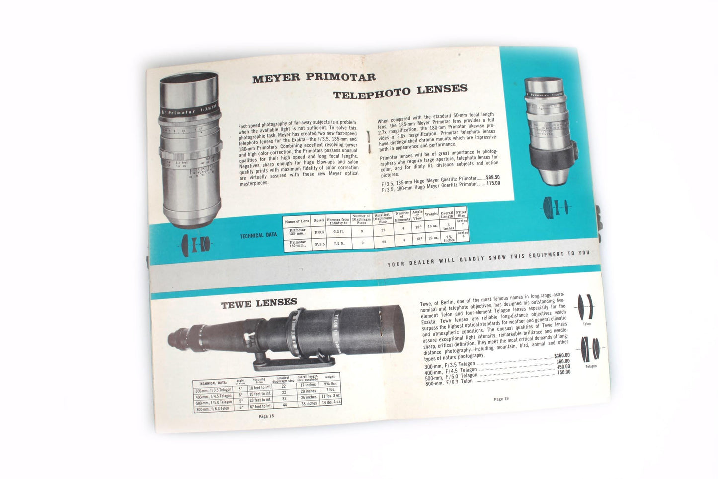 Ihagee Exakta Unlimited Camera Brochure