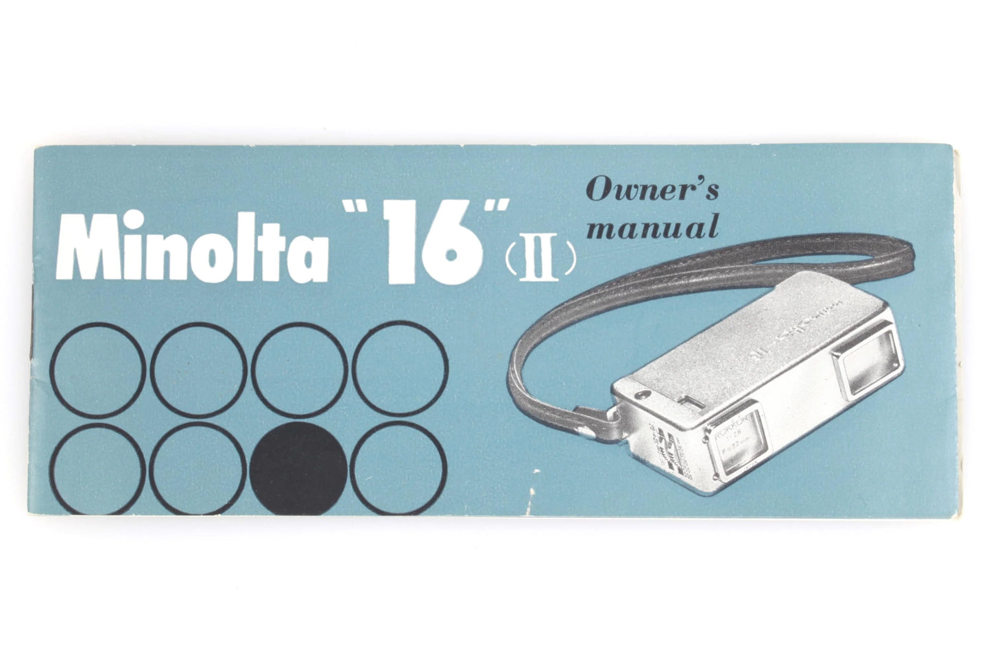 Minolta 16 II Owners Manual Original
