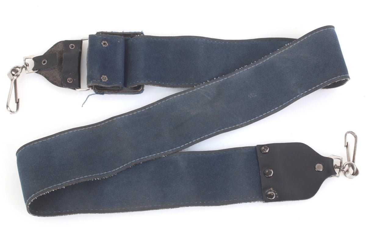 Vintage Camera Strap 1960s Wide Blue