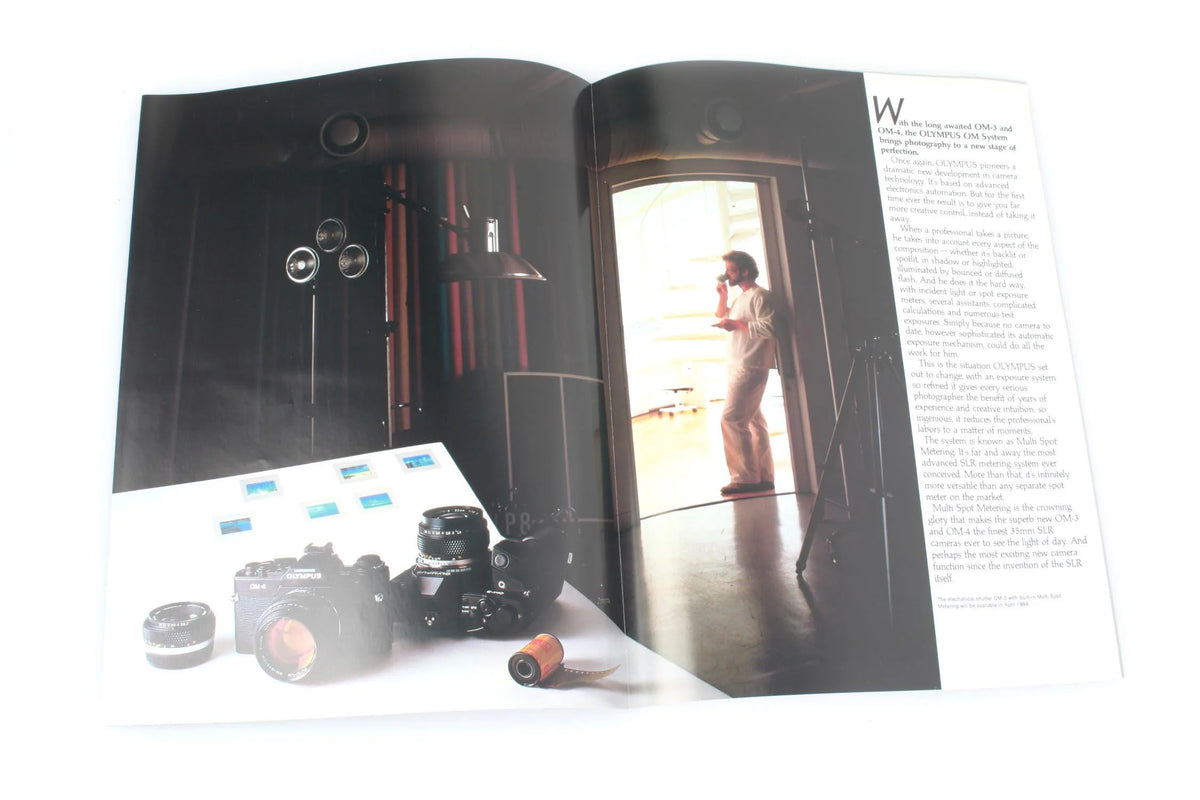 Olympus OM3/4 Foldout Brochure
