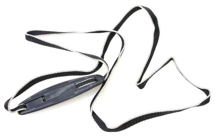 Vintage Black and Gray Minolta Strap with Black Rubber Neck Pad