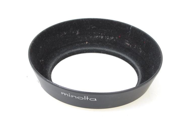 Minolta MC 55mm Metal Screw In Hood for 28mm F3.5 Lens