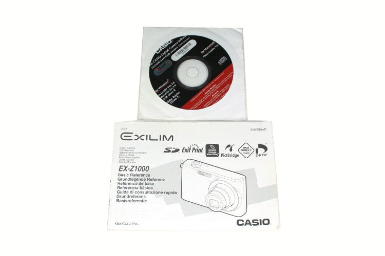 EX-Z1000 Casio Exilim Instruction Manual
