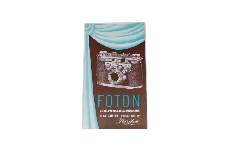 1949 Foton Bell & Howell Camera Advertisement