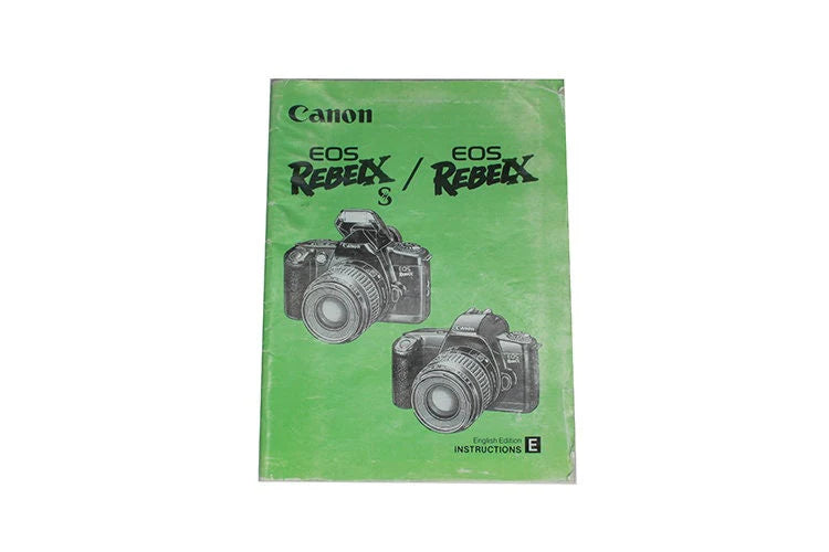 EOS RebelX S / EOS RebelX Canon Instructions