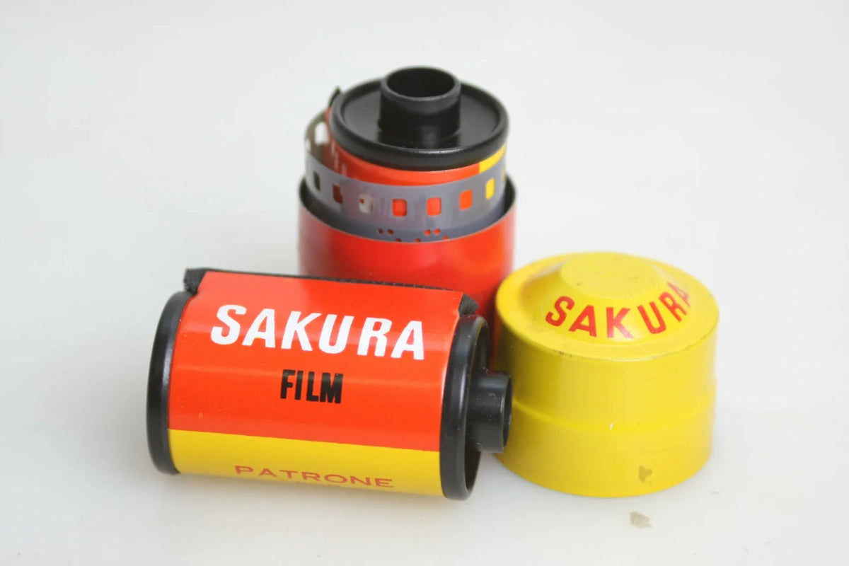 Konipan Patrone SS Film w Can Set of Two - late 60's Japan