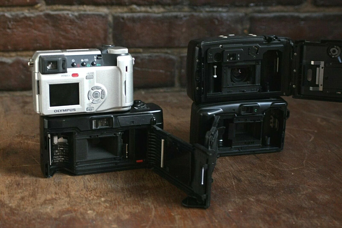 Camera Point and Shoot Lot of 4 - For Parts