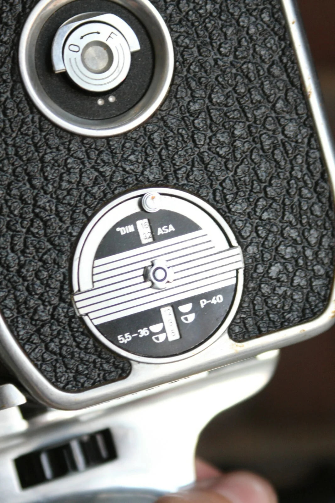 Paillard Bolex B-8L 8mm Movie Camera w/ Cine Lens & Pistol Grip