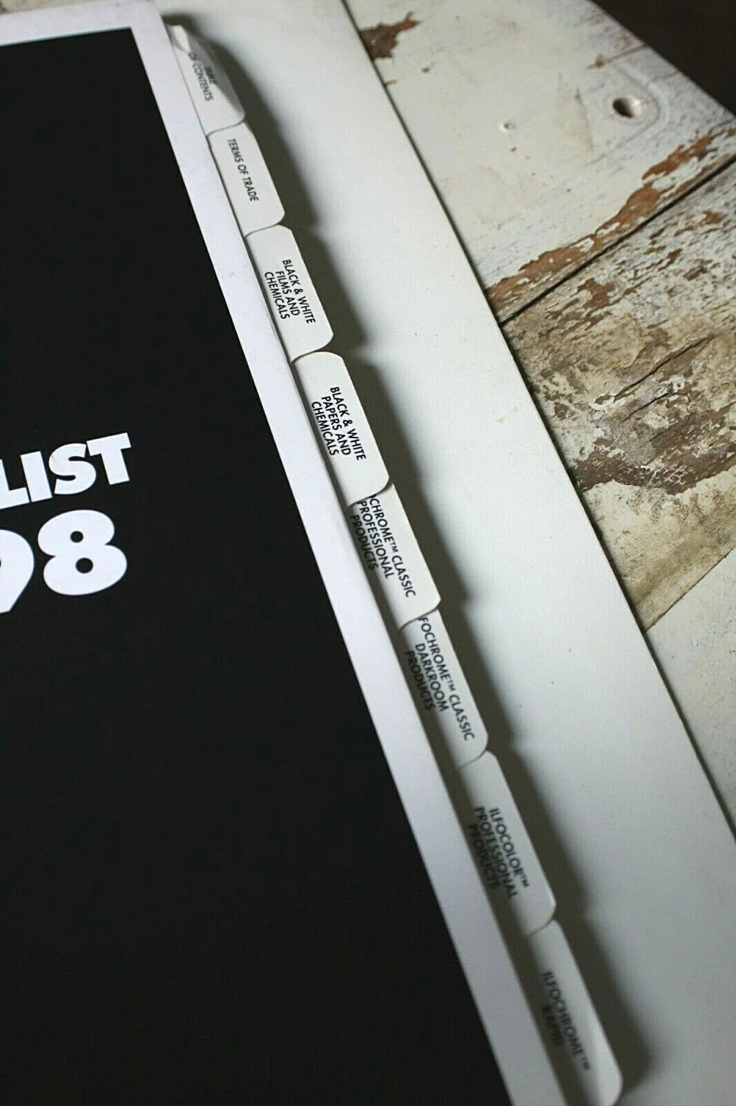 Ilford Photo Product Catalog 1998