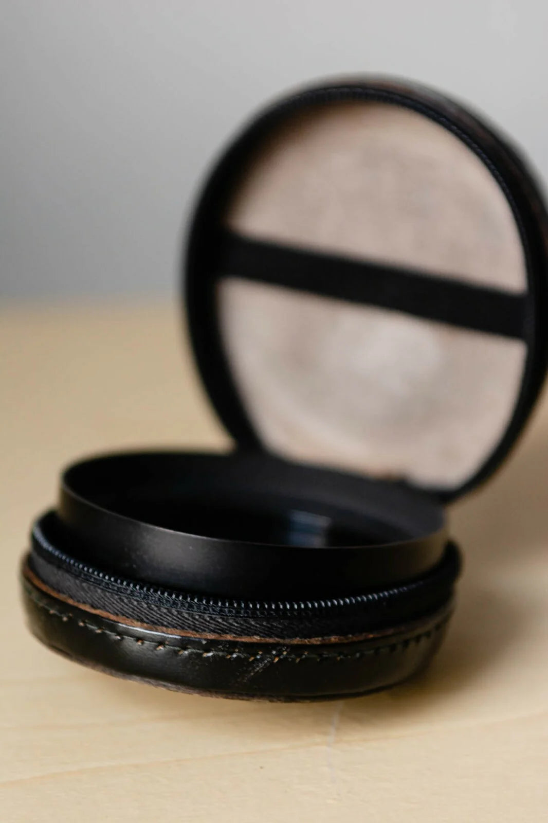 Minolta D57KE Metal Lens Hood for Minolta-Rokkor-PF 58mm f/1.4 Lens in Leather C