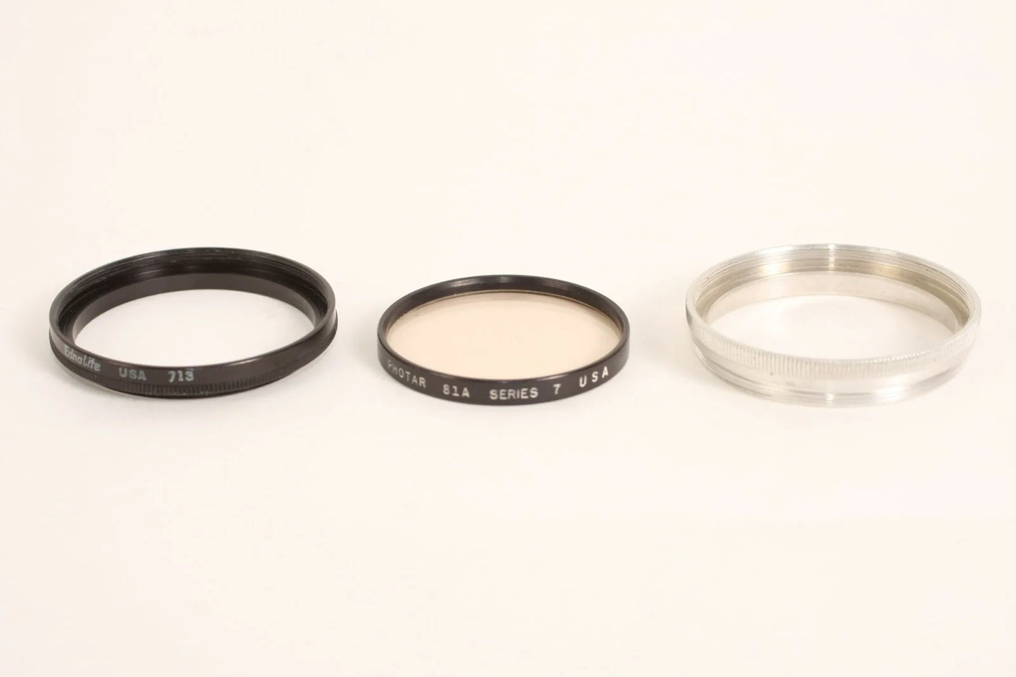 Ednalite 713 Step Up Adapter Ring Series VII 7 51.7mm with 81A Filter